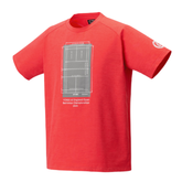 Yonex All England Souvenir Unisex T-Shirt YOB25001EX Coral Red by Yonex