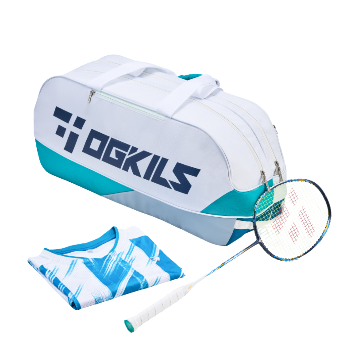 OGKILS Tournament Racket Bag - White by OGKils