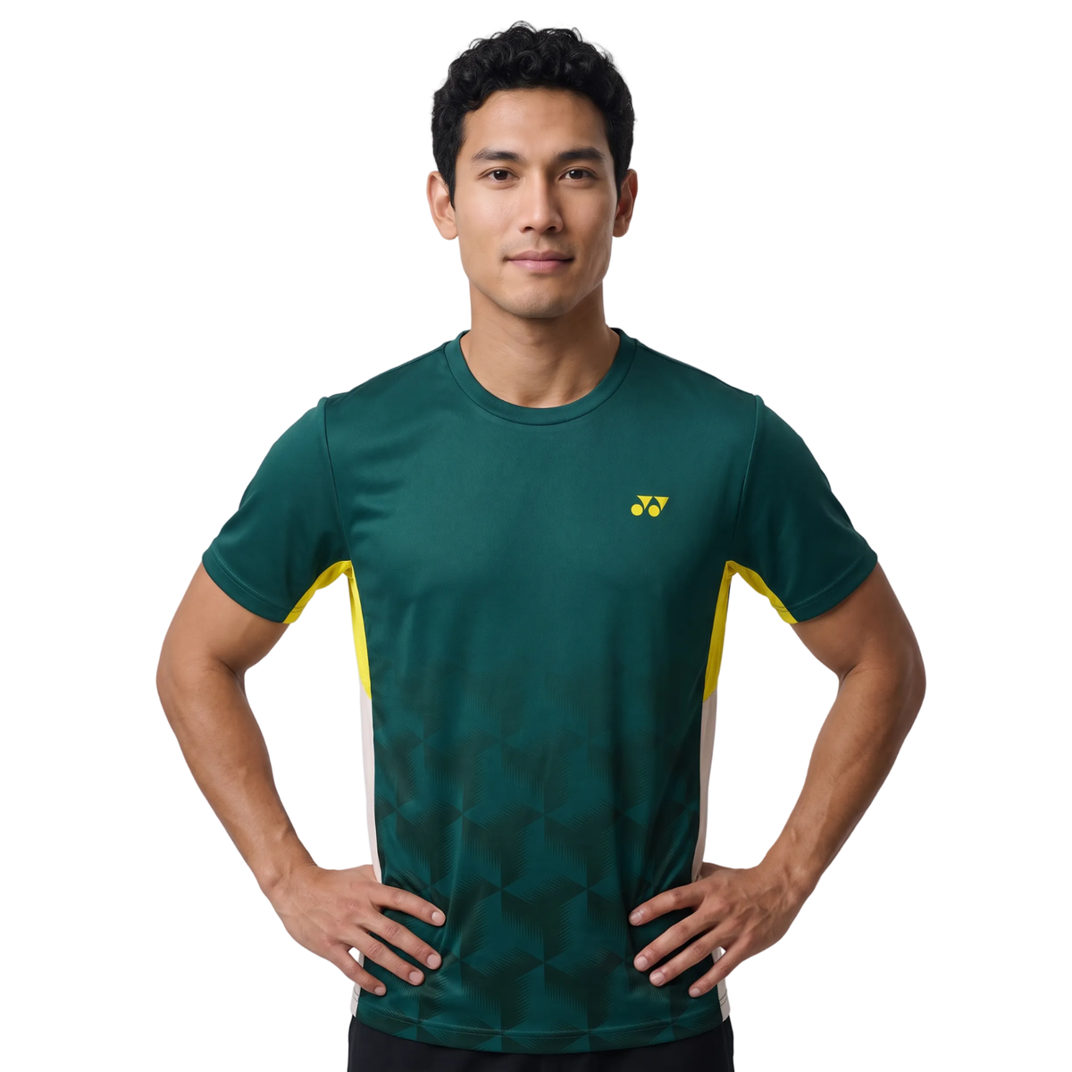 Yonex YTM12 V2 Men T-Shirt - Dark Teal Clothing Yonex