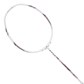 Hundred Rock R8 4U Badminton Racket - White/Black/Pink