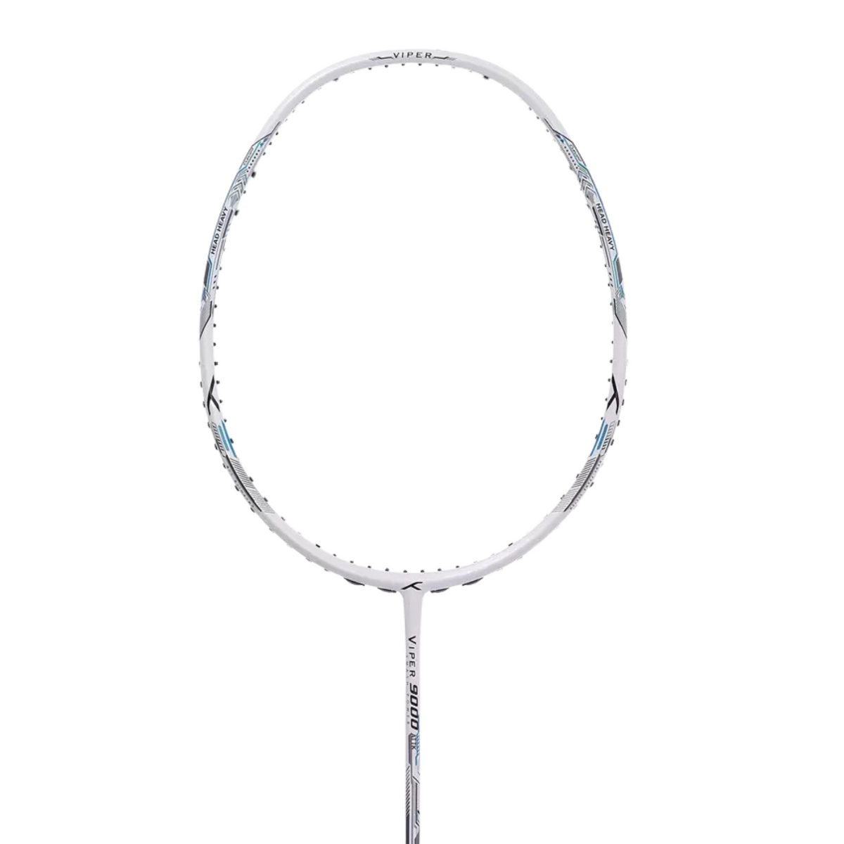 Hundred Viper 9000 - 5U Badminton Racket - White/Blue