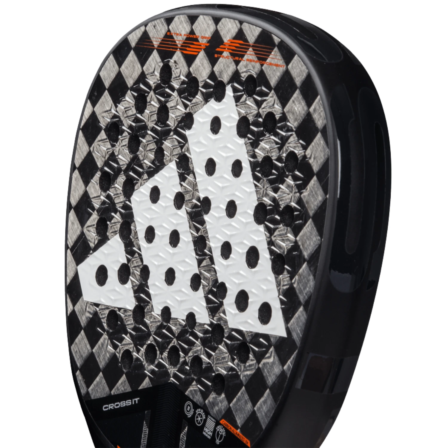 Adidas Cross It 3.4 Padel Racket - Black/Orange Padel Rackets Adidas