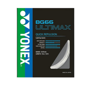 Yonex BG66 Ultimax String (10m Set) Yellow