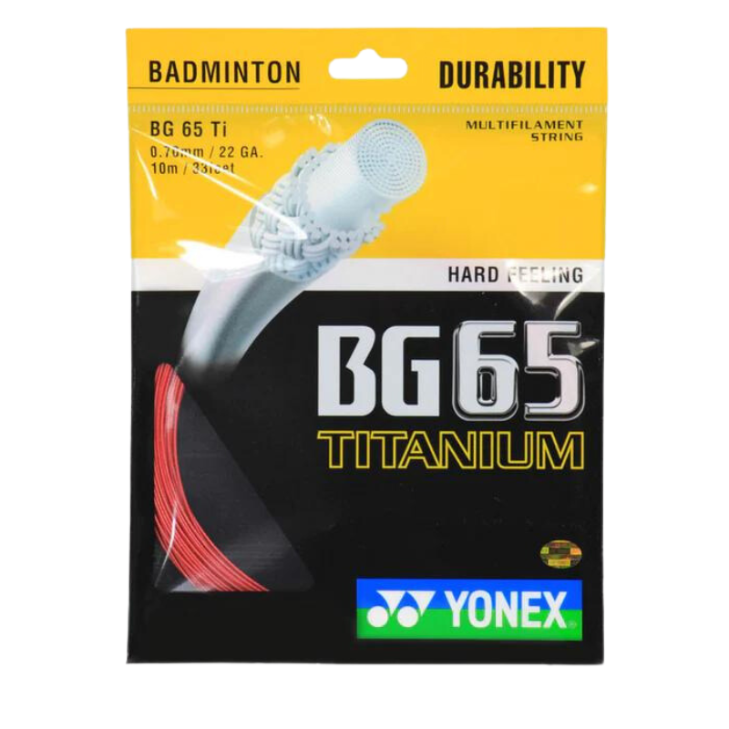 Yonex BG65 Ti String (10m Set) White