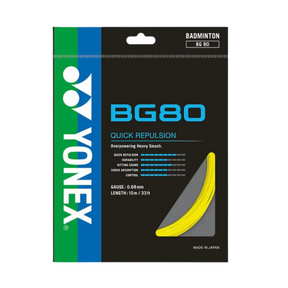 Yonex BG80 String (10m Set) White