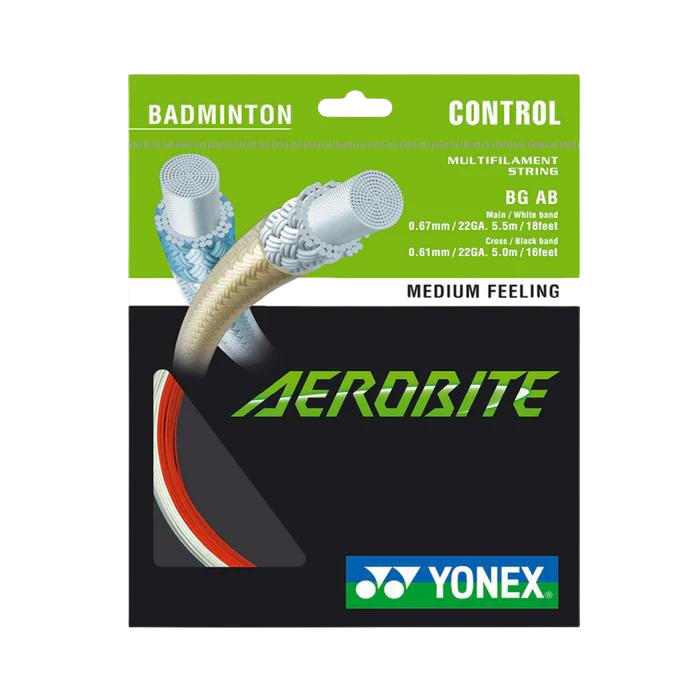 Yonex Aerobite String (10m Set) White/Green