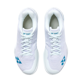 Yonex Power Cushion Aerus X2 Badminton Shoe Unisex - White/Blue Badminton Shoes Yonex