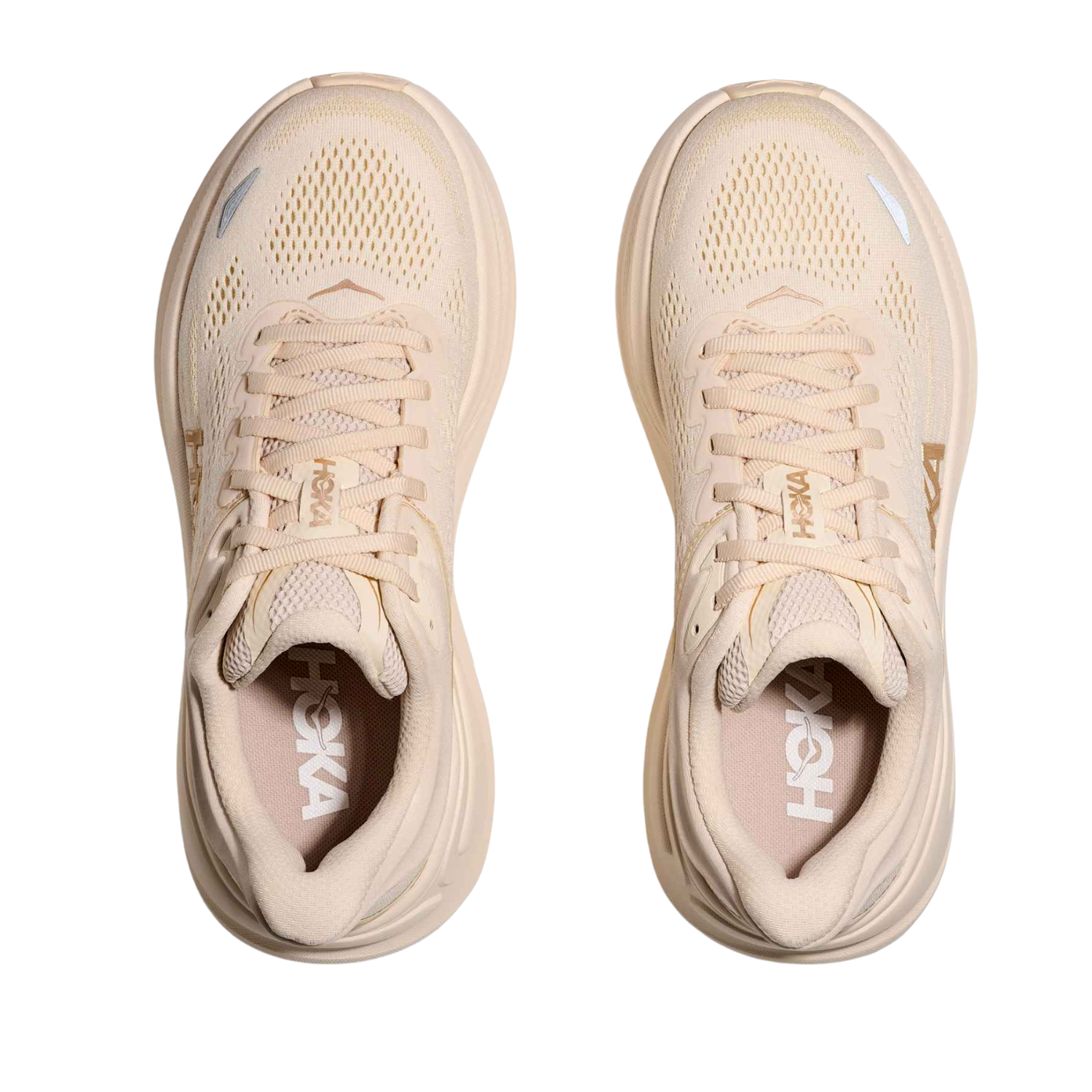 Hoka Bondi 9 Running Shoes Women - Vanilla/Birch