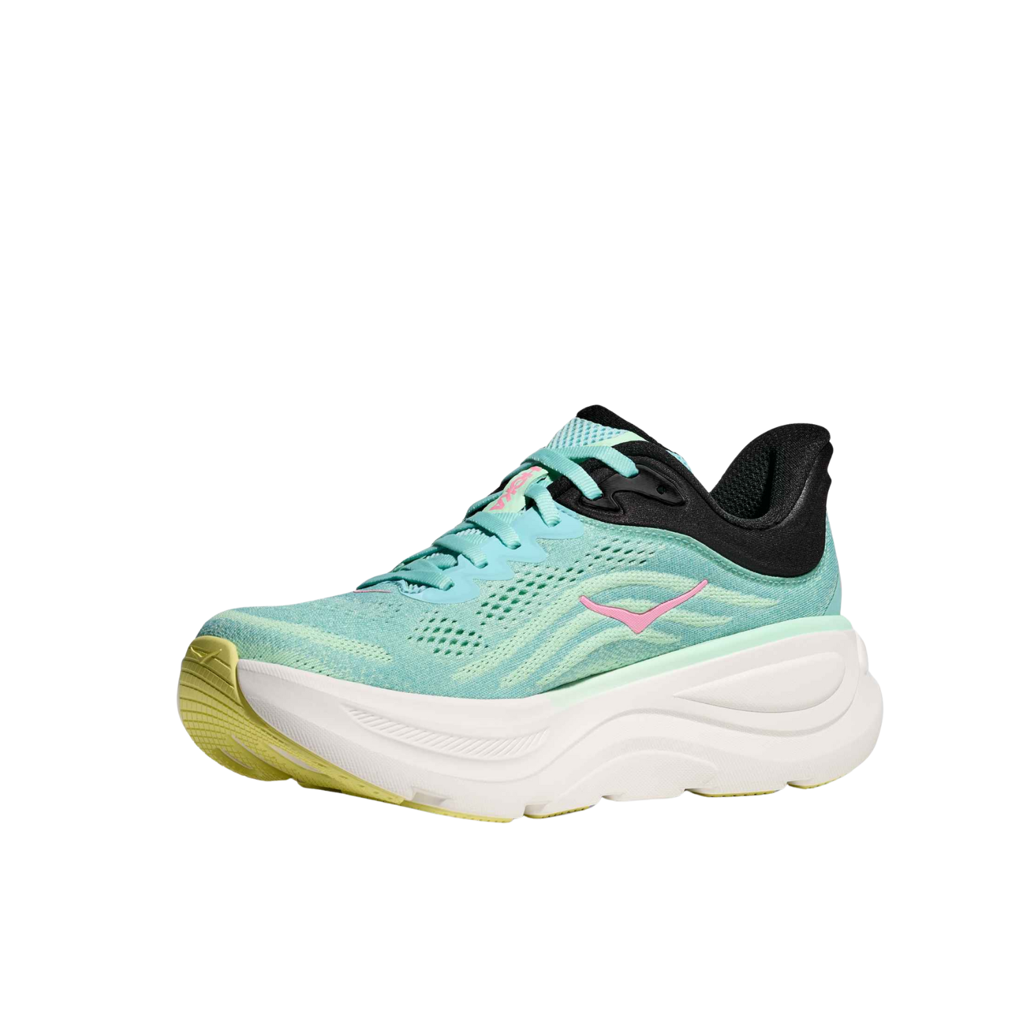 Hoka Bondi 9 Running Shoes Women - Blue Spark/Mint Fluorite