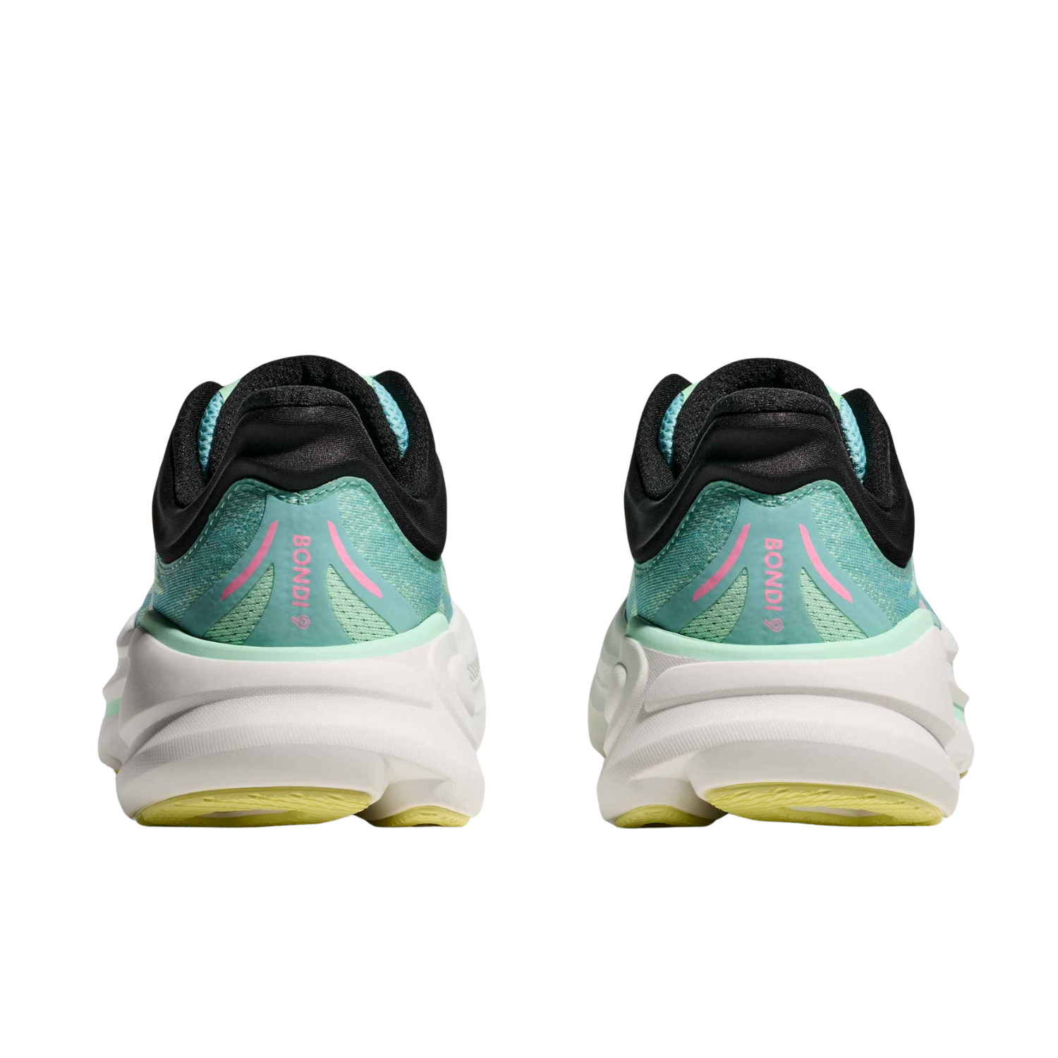 Hoka Bondi 9 Running Shoes Women - Blue Spark/Mint Fluorite