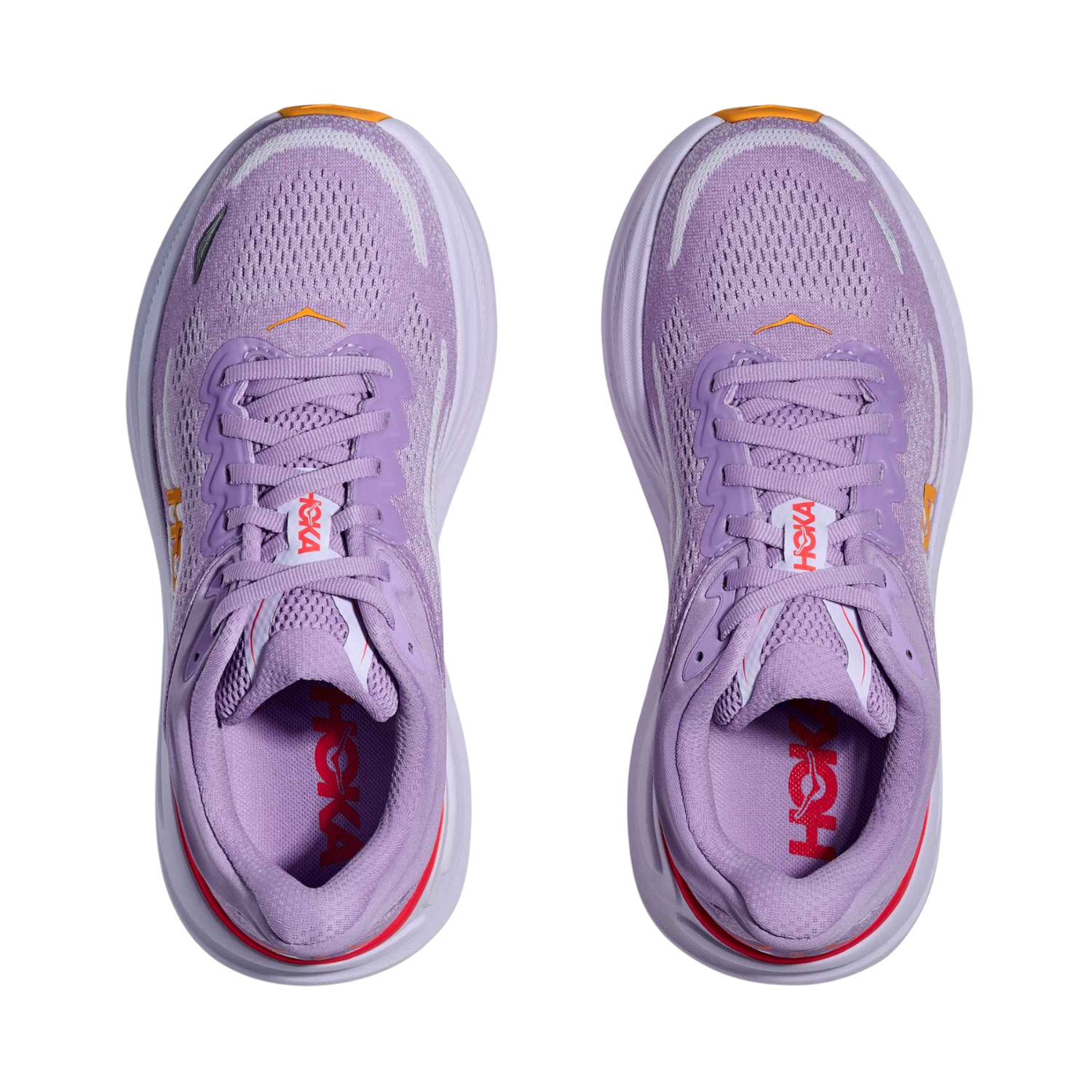 Hoka Bondi 9 Running Shoes Women - Aster Flower/Starlight Glow