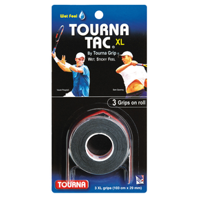 Tourna Tac XL Overgrip 3 Pack - White/Black/Pink Accessories Tourna
