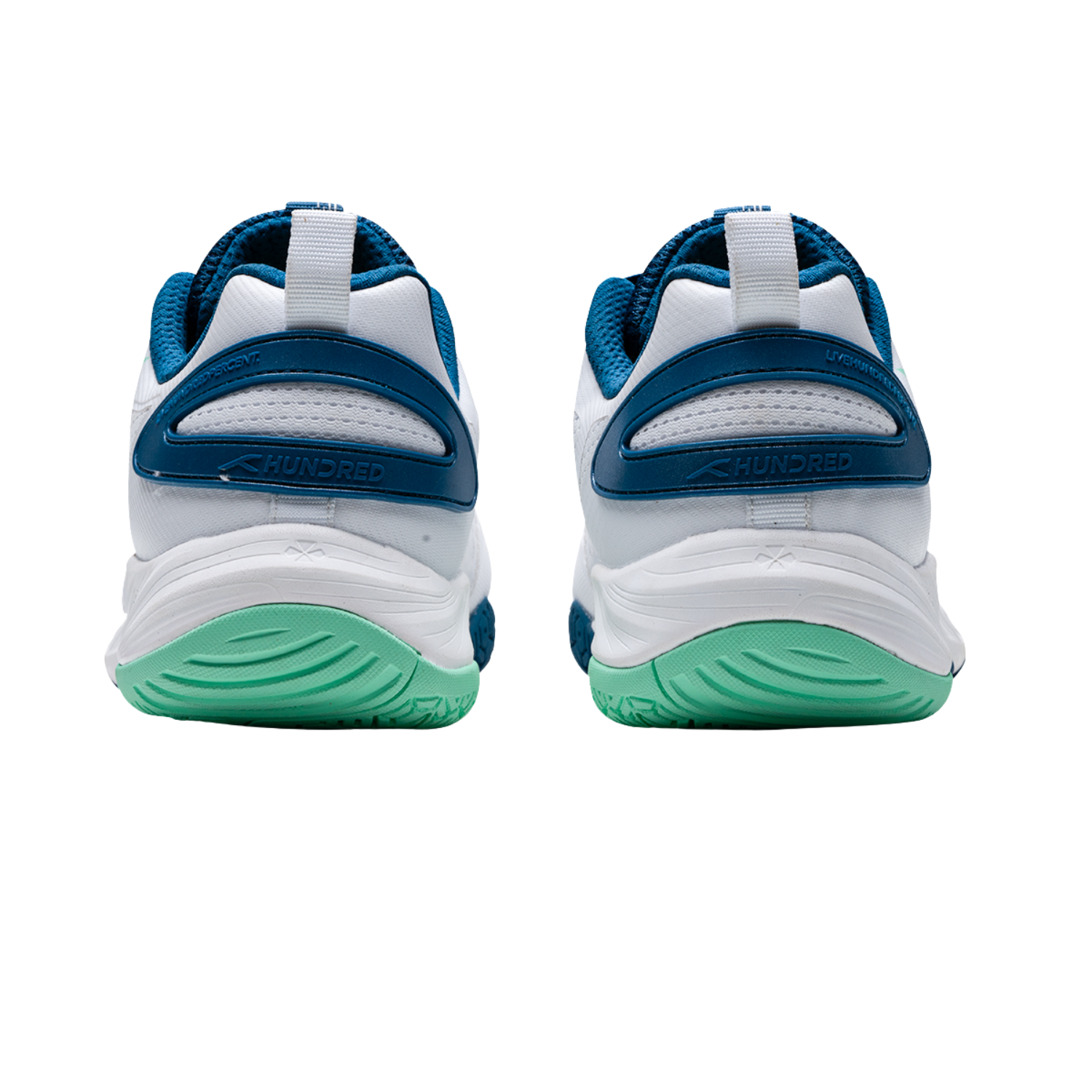 Hundred Hypercourt Badminton Shoes - White Badminton Shoes Hundred