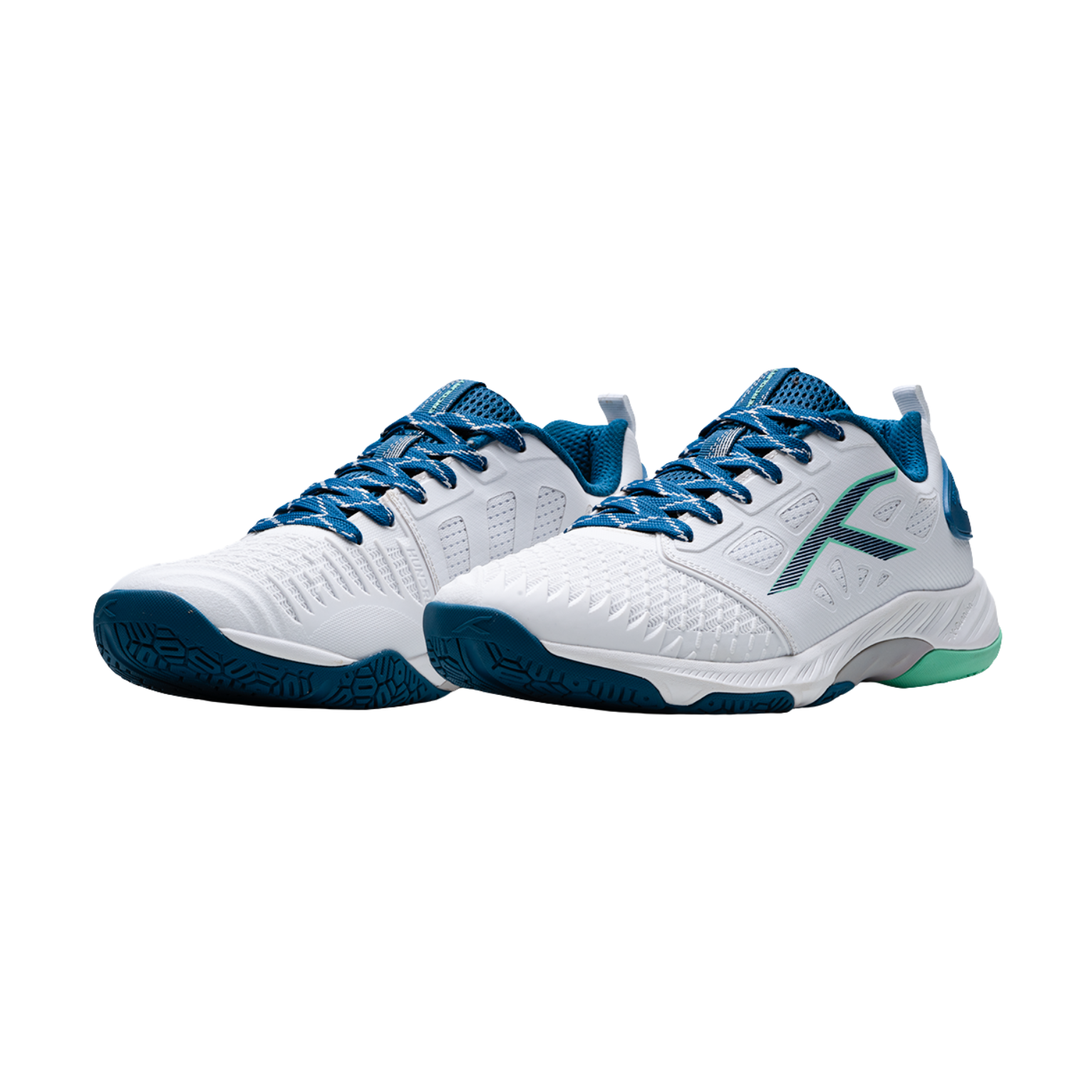 Hundred Hypercourt Badminton Shoes - White Badminton Shoes Hundred