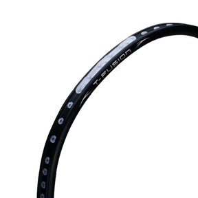 Hundred T-Fusion 300 4U Badminton Racket - Black Badminton Rackets Hundred