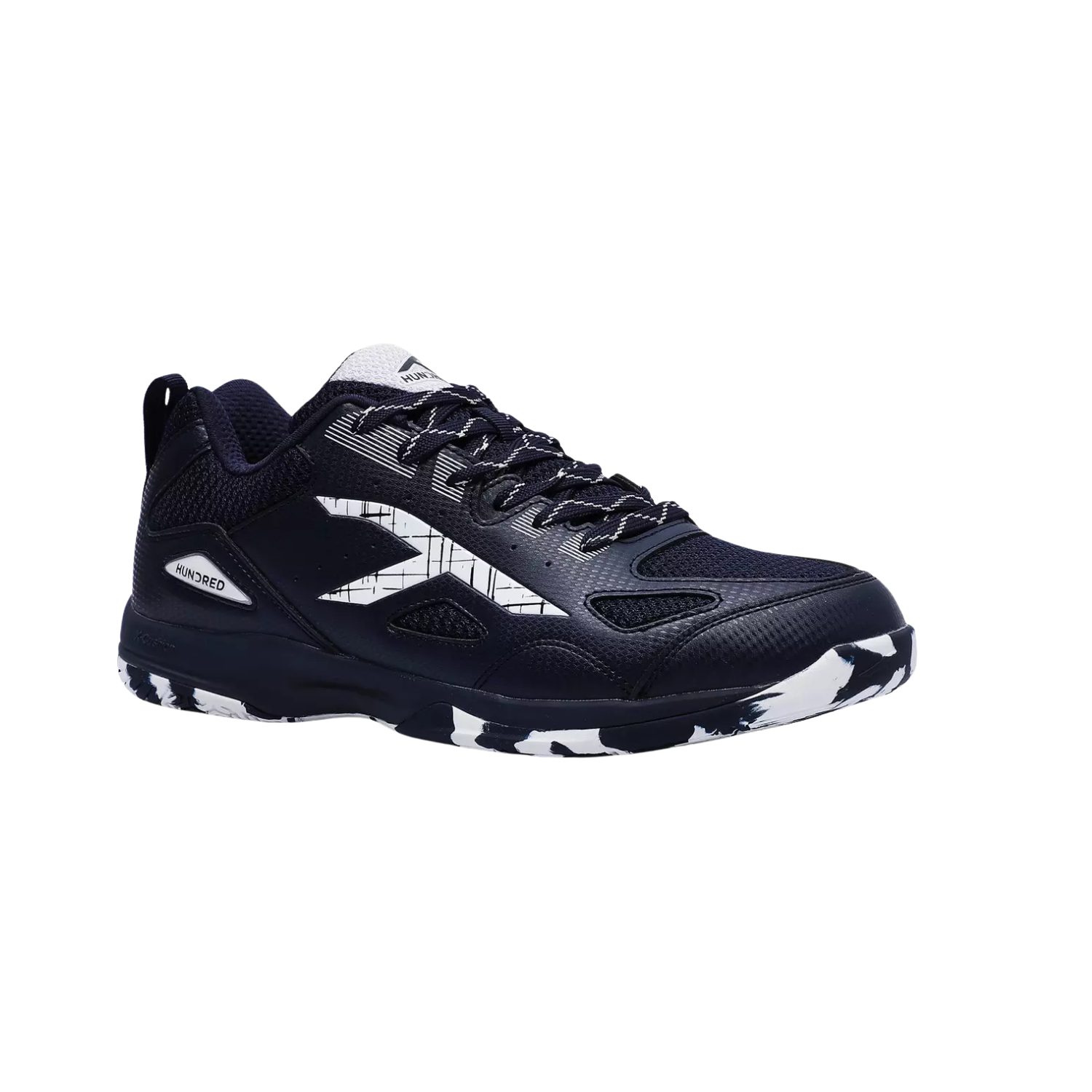 Hundred Galaxy Badminton Shoes - Navy/White Badminton Shoes Hundred