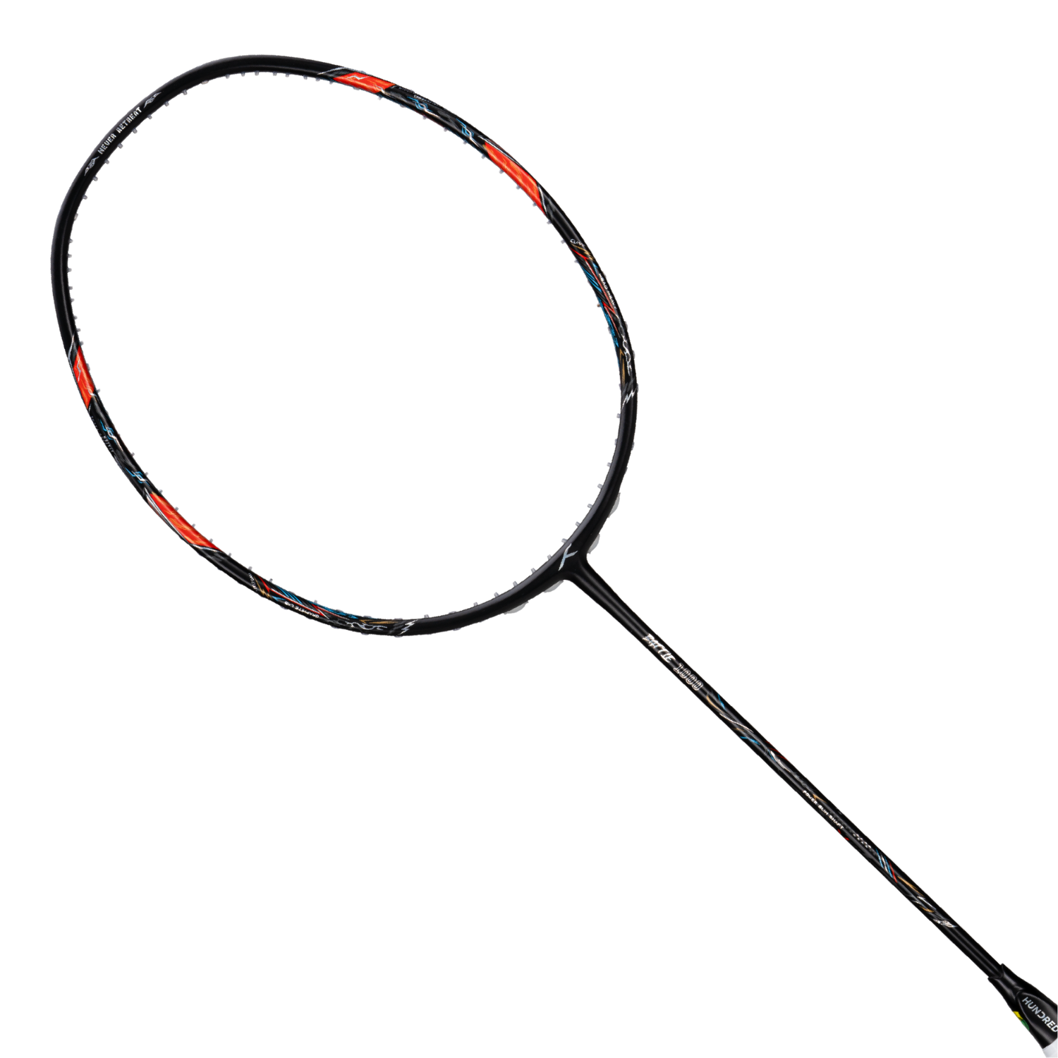 Hundred Battle 1000 Badminton Racket - Black Badminton Rackets Hundred