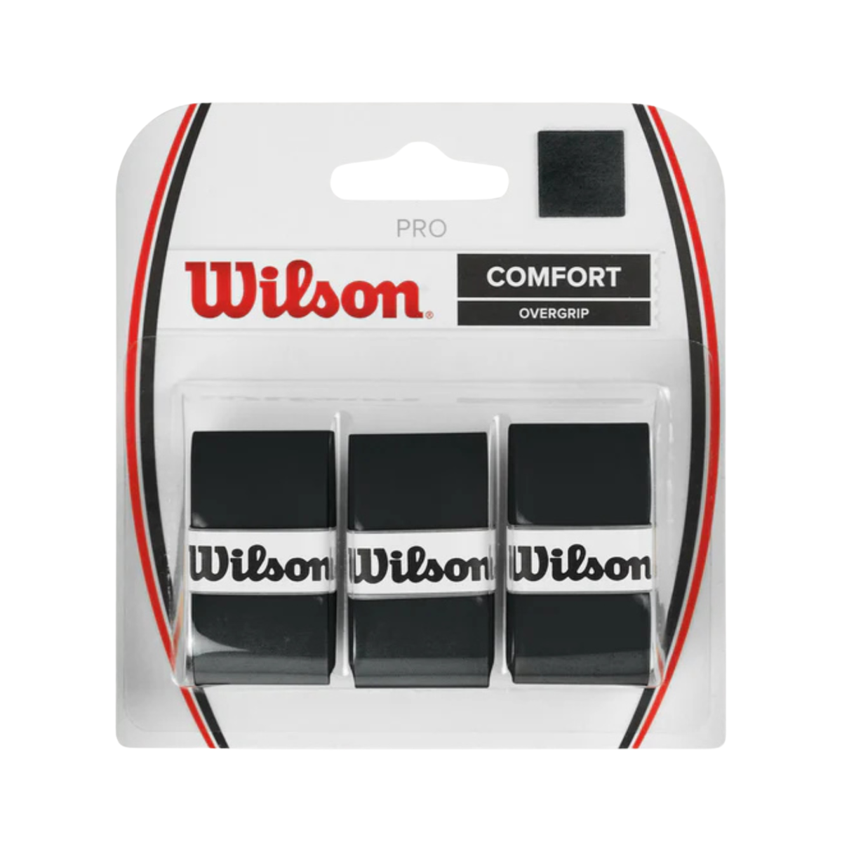 Wilson Pro Overgrip - Black BLACK One Size Grips Wilson