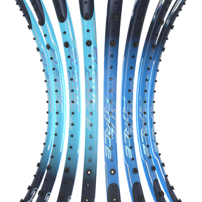 Jnice Elastic Force Tour 4U Badminton Racket Unstrung - Blue/Black Badminton Rackets JNICE
