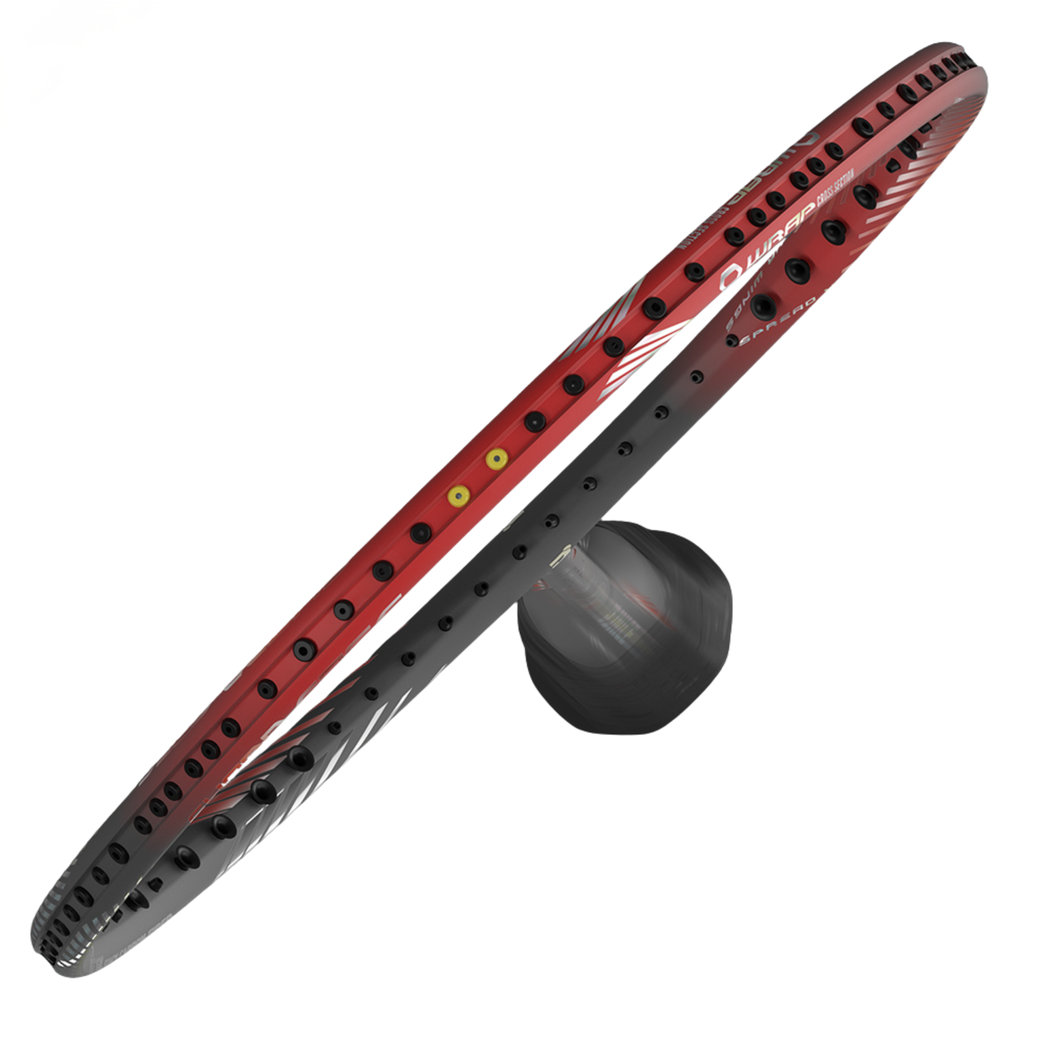 Jnice Ultra Aero Game 4U Badminton Racket Unstrung - Red Badminton Rackets JNICE