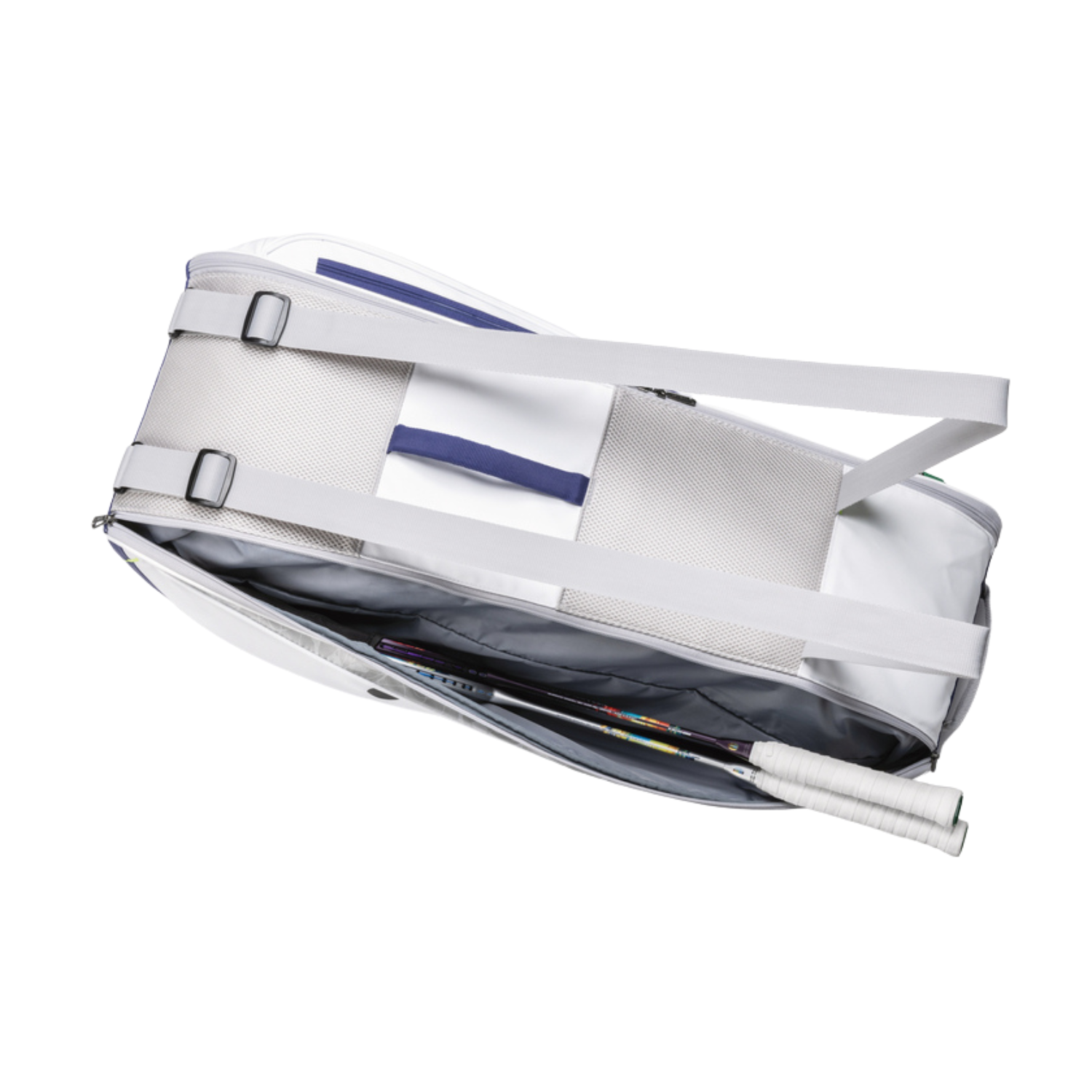 Yonex BA52526EX Club 6 Racket Bag - White/Blue Luggage Yonex