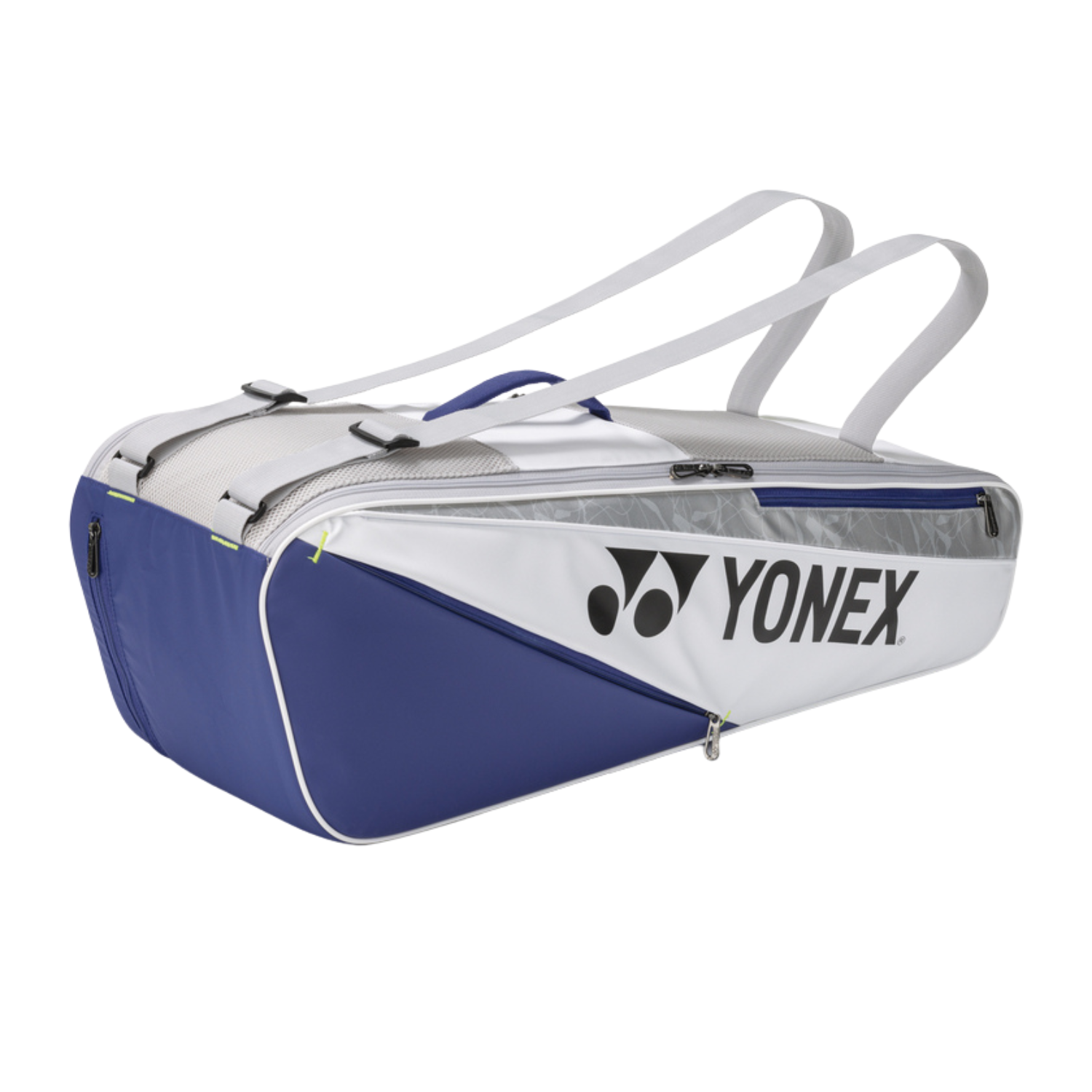 Yonex BA52526EX Club 6 Racket Bag - White/Blue White Blue 6 Rackets Luggage Yonex