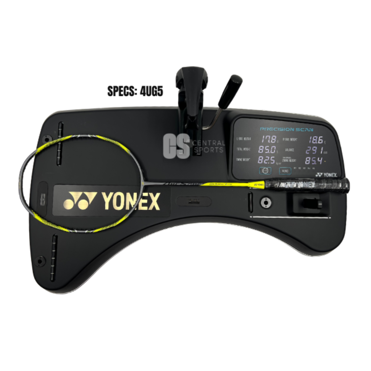 Yonex Arcsaber 7 Pro 4U Badminton Racket Free Restring & Autograph - Gray/Yellow / Unstrung Badminton Rackets Yonex