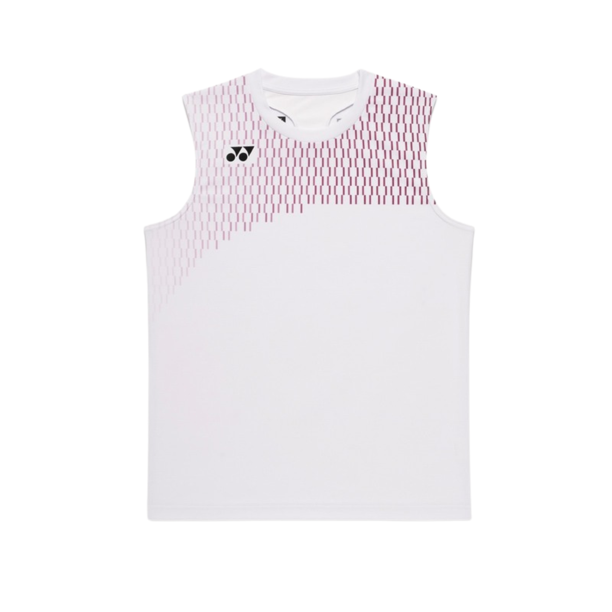 Yonex 10715EX Tournament Crew Sleeveless Top Men - White White Clothing Yonex