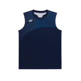 Yonex 10715EX Tournament Crew Sleeveless Top Men - Dark Navy Dark Navy Clothing Yonex