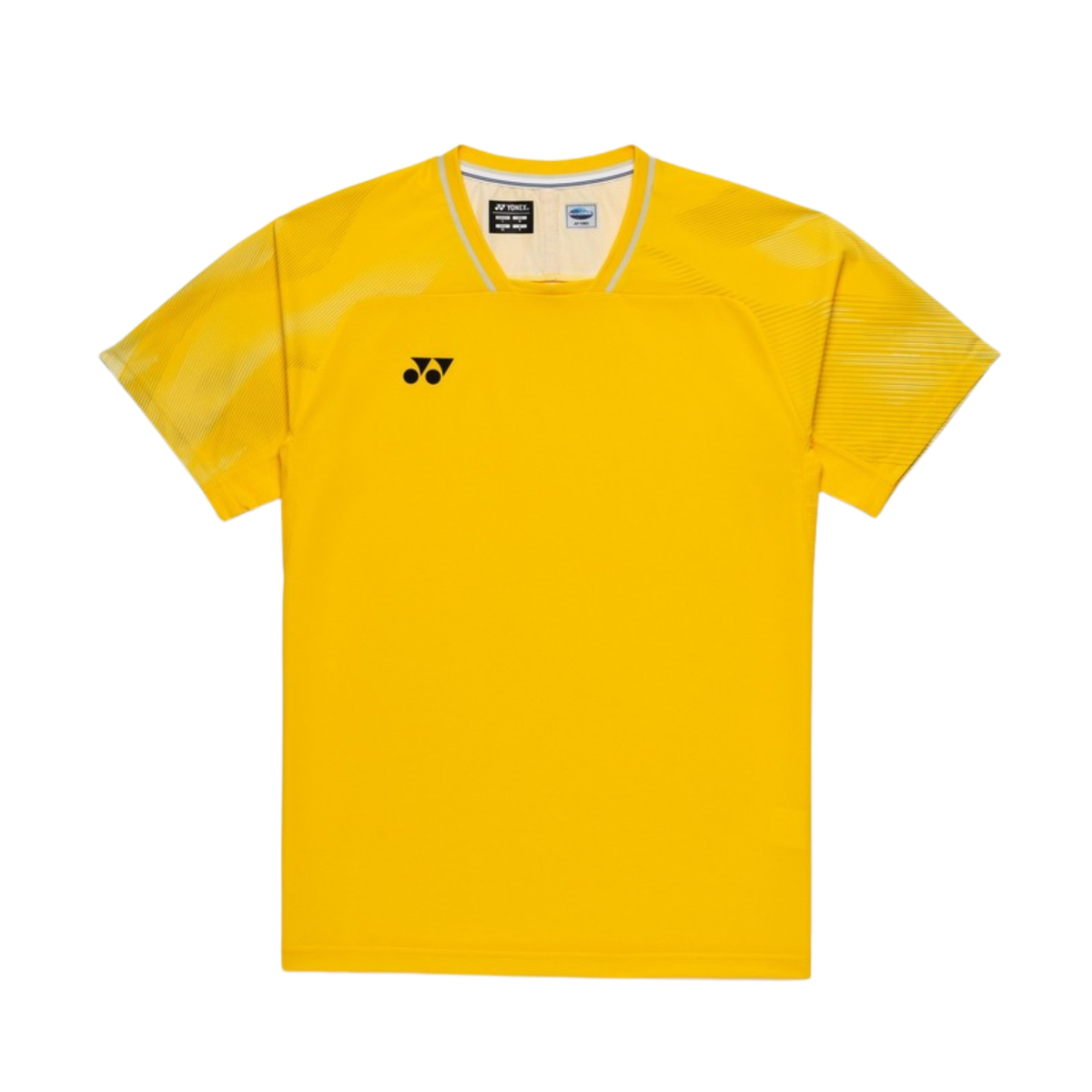 Yonex 10733YX China NT Crew Neck Shirt Men - Bright Yellow Bright Golden Yellow Clothing Yonex