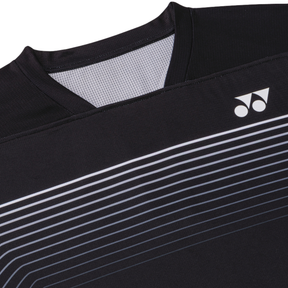 Yonex 10727EX Practice Crew Neck Shirt Unisex - Black Clothing Yonex