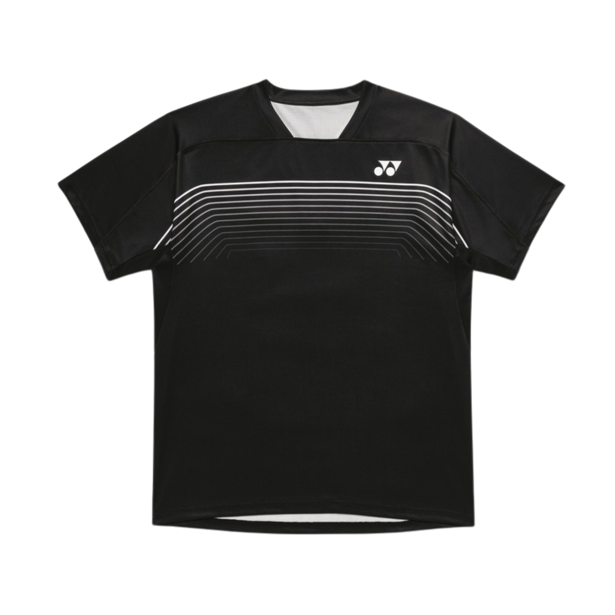 Yonex 10727EX Practice Crew Neck Shirt Unisex - Black Black Clothing Yonex