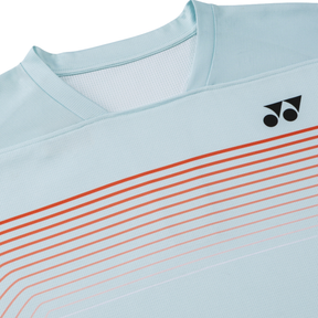 Yonex 10727EX Practice Crew Neck Shirt Unisex - Ice Blue Clothing Yonex