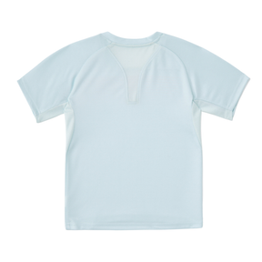 Yonex 10727EX Practice Crew Neck Shirt Unisex - Ice Blue Clothing Yonex
