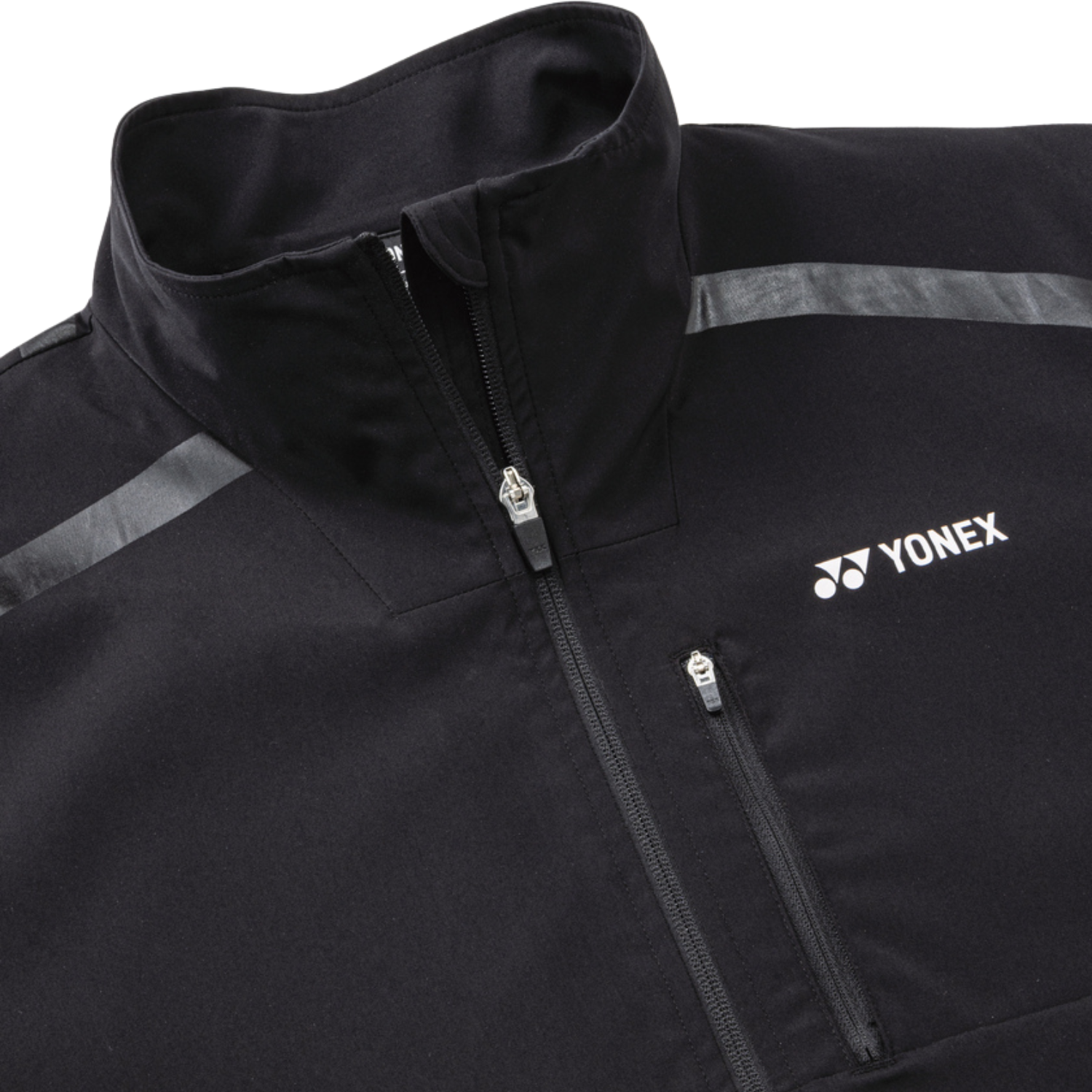 Yonex 50198EX Practice Warm-Up Jacket Unisex - Black Clothing Yonex