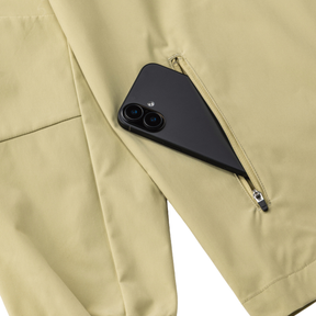 Yonex 50198JEX Practice Warm-Up Jacket Junior - Khaki Beige Clothing Yonex