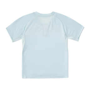 Yonex 10727KEX Practice Crew Neck Shirt Kids - Ice Blue Clothing Yonex