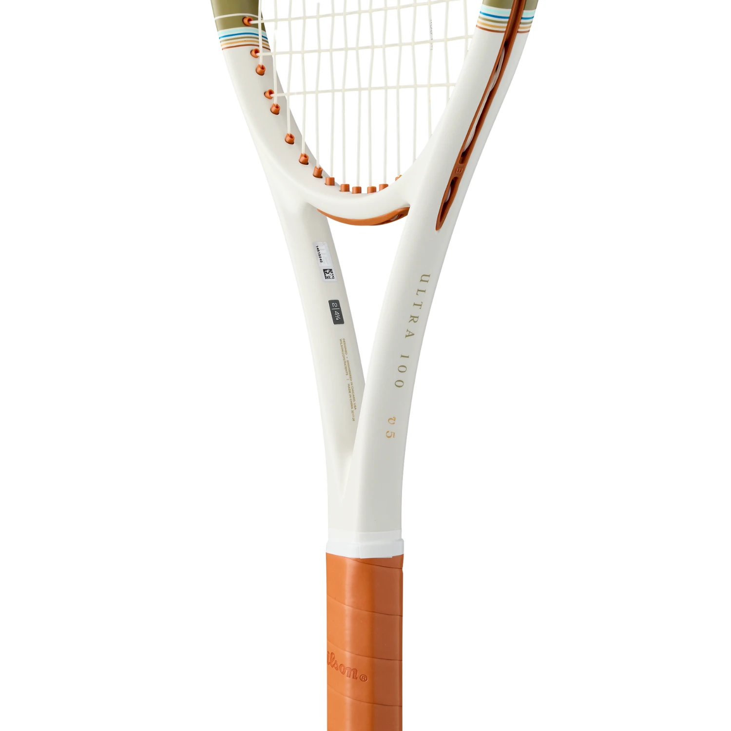 Wilson Ultra 100 V5 Desert 2026 Tennis Racket - Brown/Green Tennis Rackets Wilson