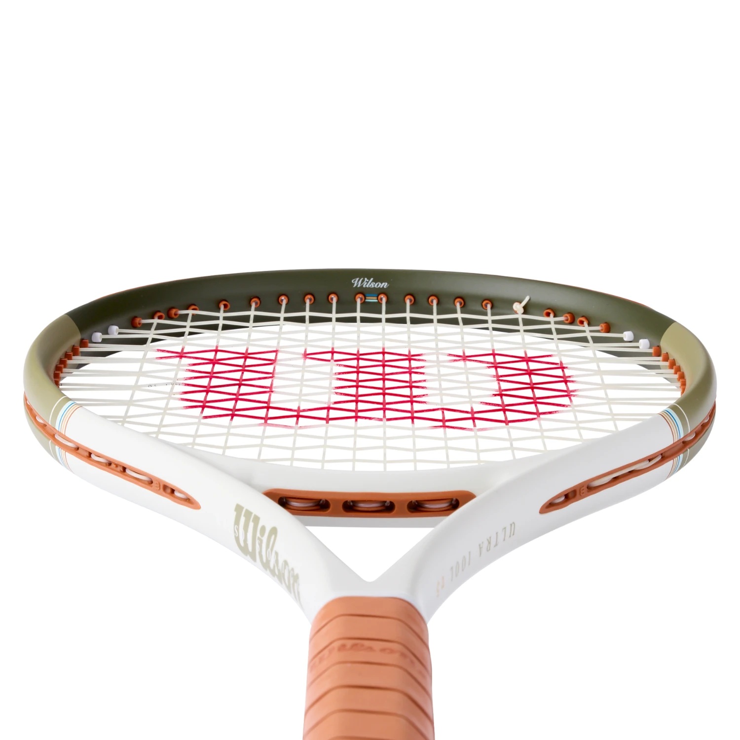 Wilson Ultra 100L V5 Desert 2026 Tennis Racket - Brown/Green Tennis Rackets Wilson
