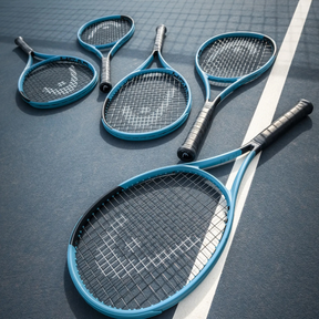 Demo Head Boom MP 2026 Strung Tennis Racquet - Ski Blue Tennis Rackets Head