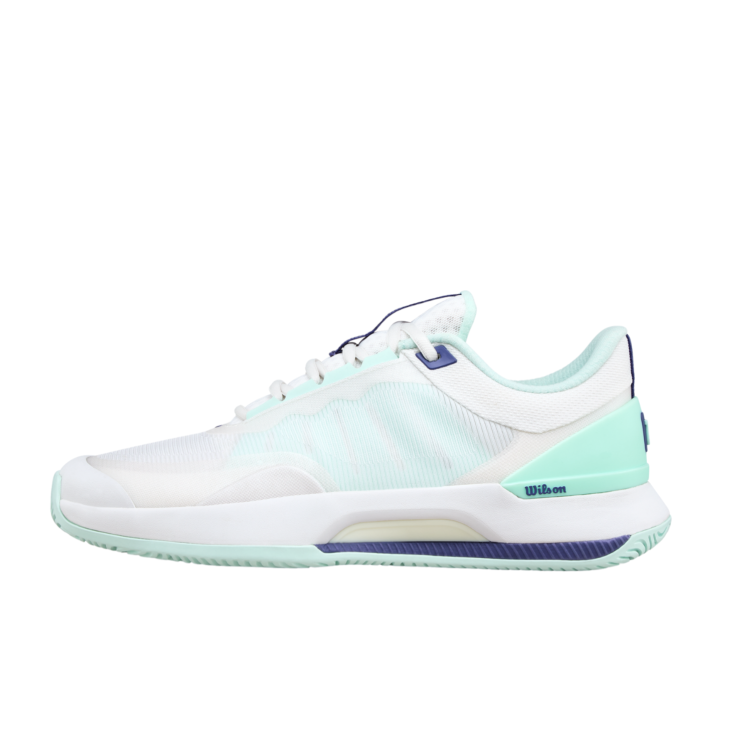 Wilson Intrigue Tour Tennis Shoe Women - White/Bay/Skip Blue Tennis Shoes Wilson