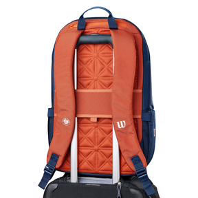 Wilson Roland Garros 2026 Session Soire Backpack - Navy/Clay Luggage Wilson