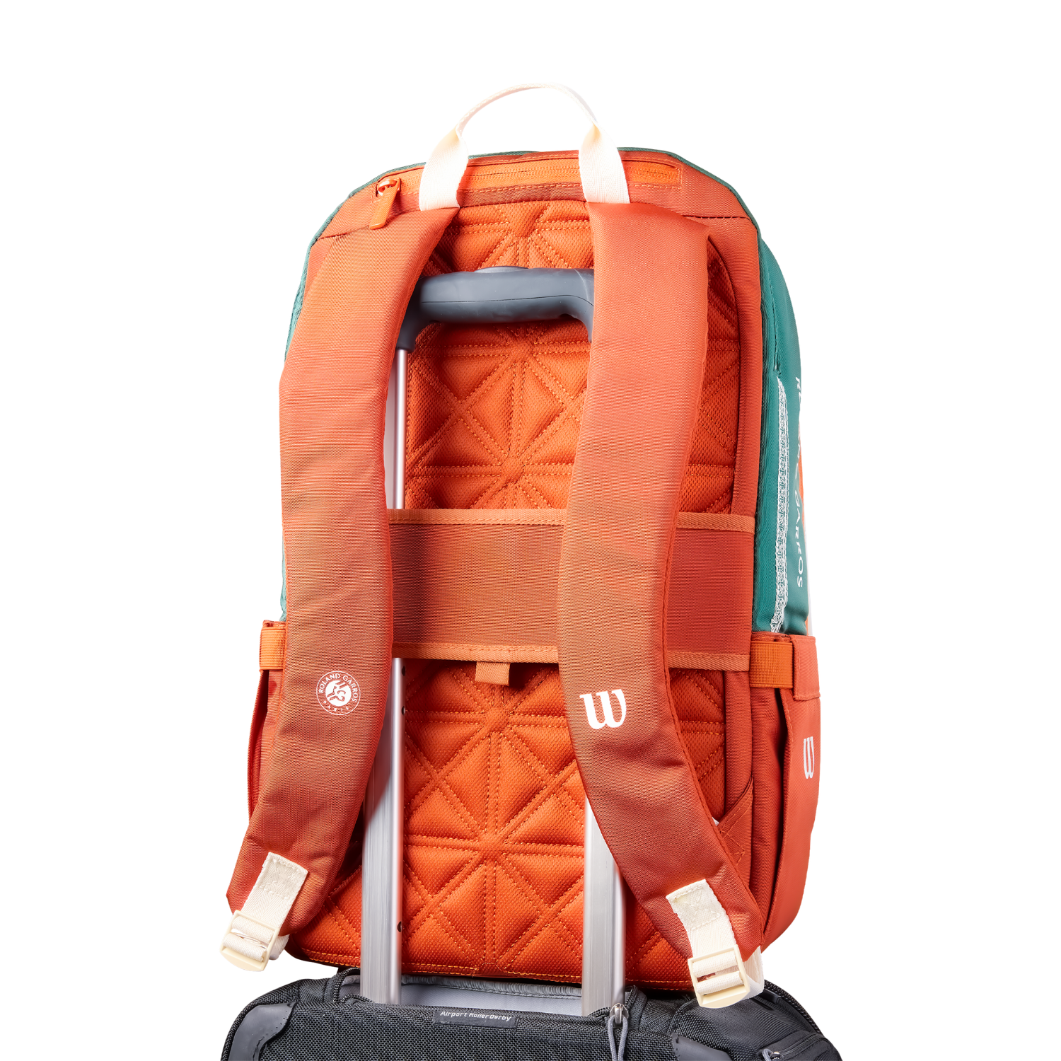 Wilson Roland Garros 2026 Tennis Backpack - Cream/Clay/Green Luggage Wilson