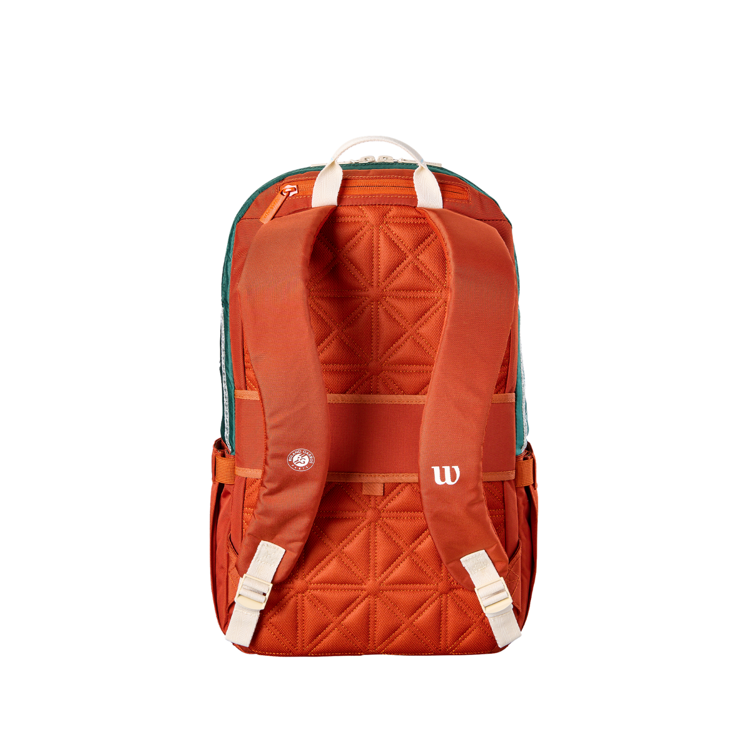 Wilson Roland Garros 2026 Tennis Backpack - Cream/Clay/Green Luggage Wilson