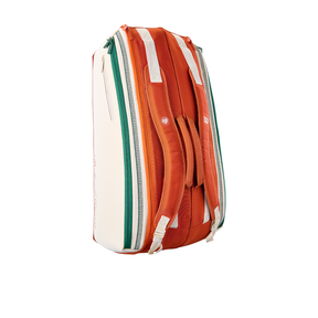 Wilson Roland Garros 2026 9 Racket Bag - Cream/Clay/Green Luggage Wilson