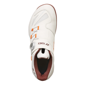 Yonex Power Cushion 88 Dial Wide Badminton Shoe Unisex - Light Beige Badminton Shoes Yonex