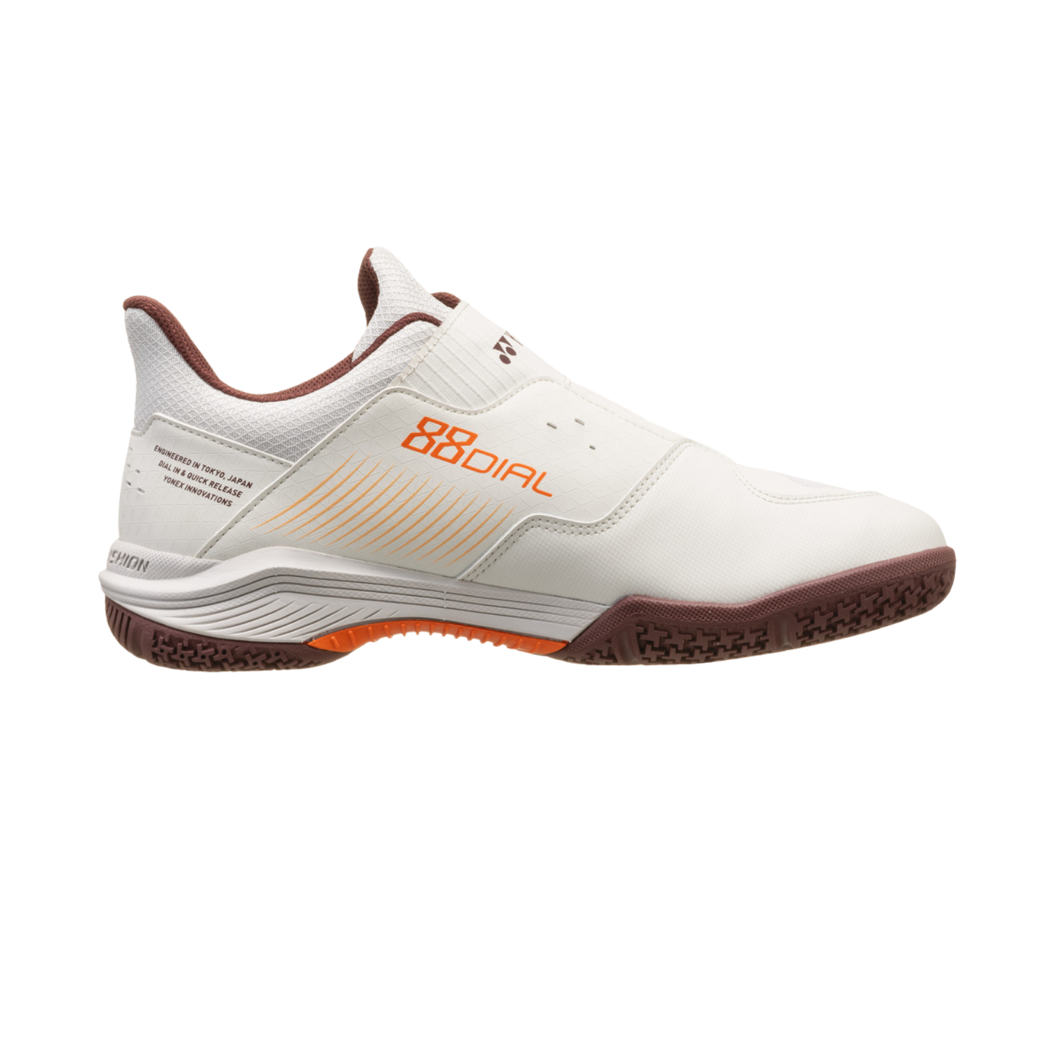 Yonex Power Cushion 88 Dial Wide Badminton Shoe Unisex - Light Beige Badminton Shoes Yonex