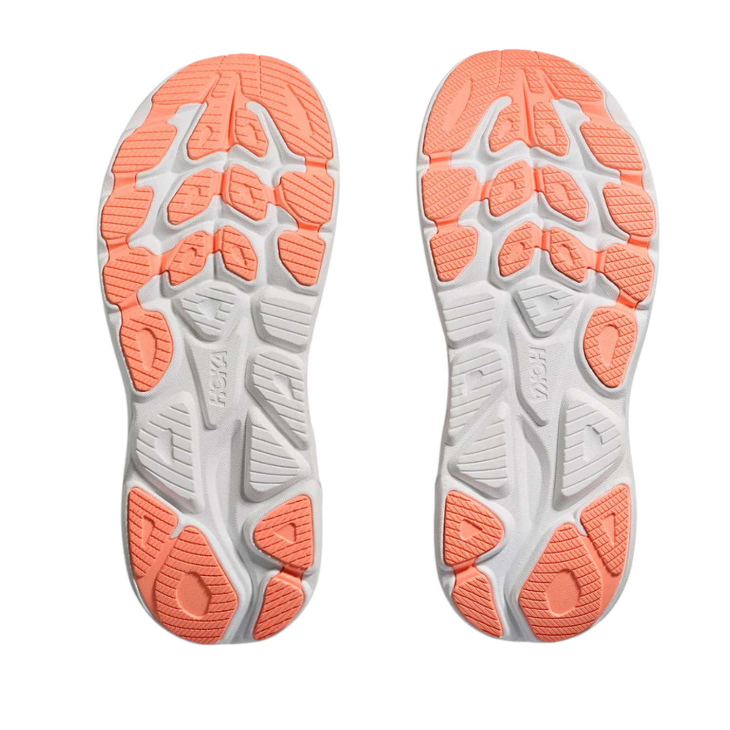 Hoka Clifton 10 Running Shoe Women - Lilac Cream/Tangerine Glow Running Shoes Hoka