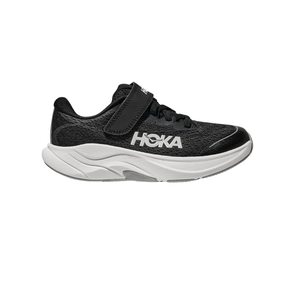 Hoka Rincon 4 Little Kids Shoe - Black/White Black White Running Shoes Hoka