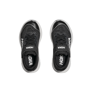 Hoka Rincon 4 Little Kids Shoe - Black/White Running Shoes Hoka